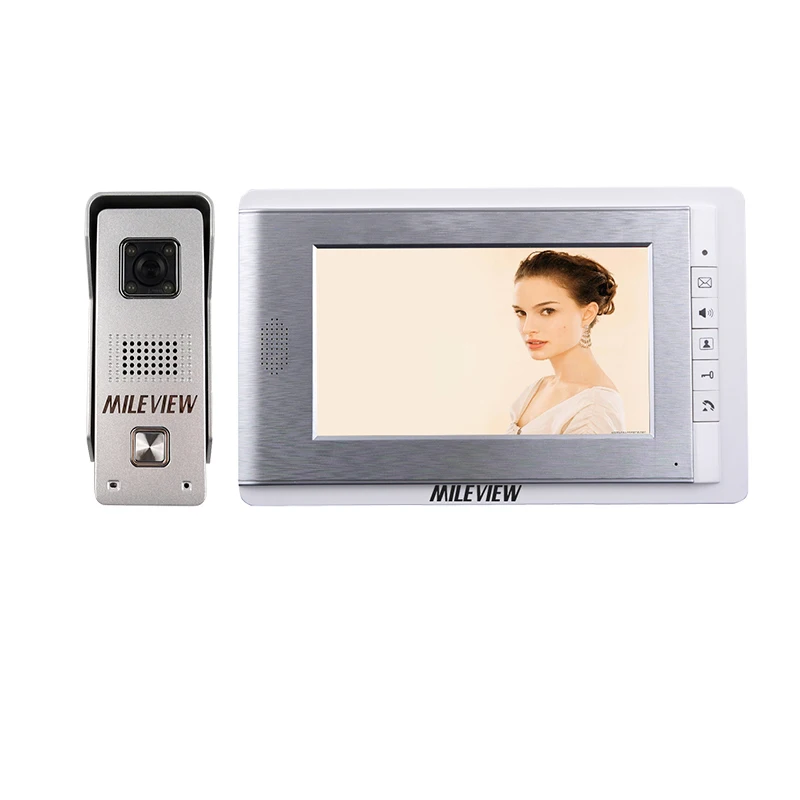 

New Home Security Wired 7 inch Color Video Door Phone Intercom Entry System + Waterproof Outdoor Camera IN Stock FREE SHIPPING