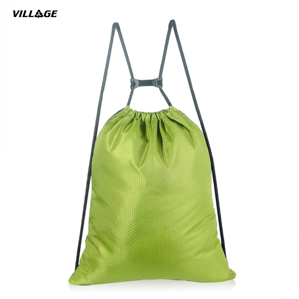 VILLGE водонепроницаемый спортивный слинг рюкзак сумки для женщин мужчин шнурок сумки Высокое качество Мода