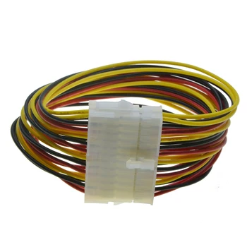 

24 Pin ATX Power Supply Extension Cable 24Pin Male to Female Power Port Cable 20 +4 Pin Desktop Internal PSU Power Connector