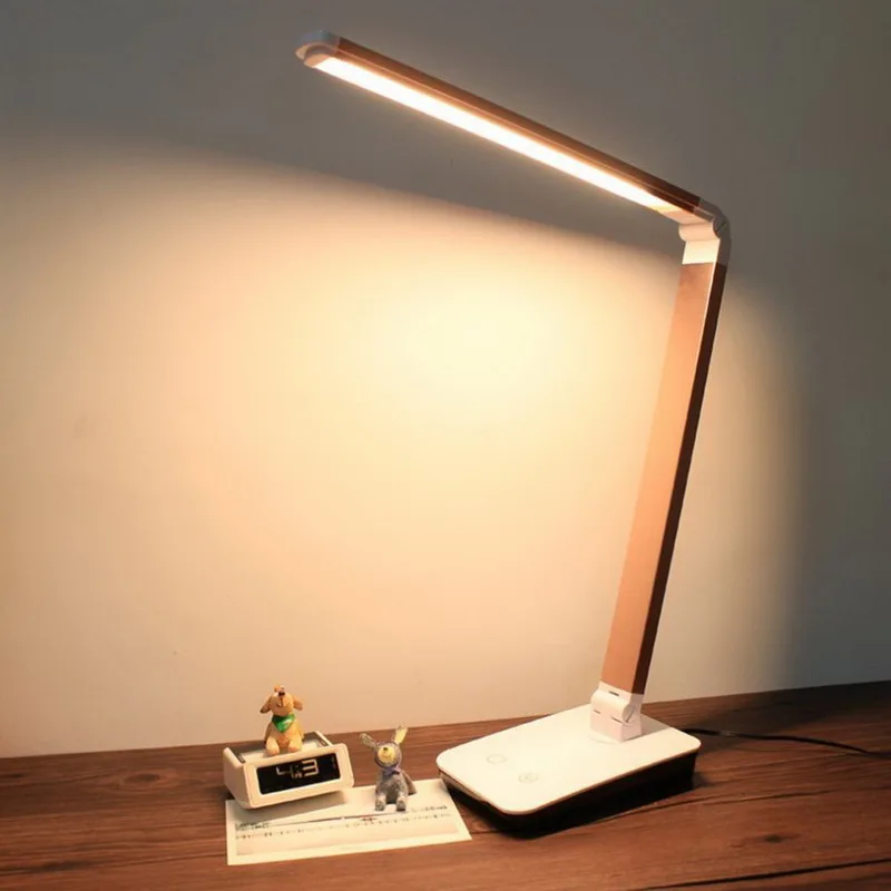 

Foldable 4-level Dimmable Touch Desk Lamp LED Table Light Touch-Sensitive Controller UK Plug 12W