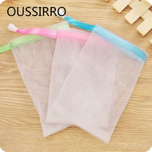 Мыльница Hotaan 2 шт./упак. практичный мыльный пузырь сетка на очищенную кожу лица ручной работы пузырь очищающее средство для лица, сумка для ванны и душа