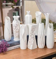 30cm Porcelain Vase Handmade Handicrafts Fashion Ceramic Tabletop Flower Vase Study Hallway Home Wedding Decoration 1