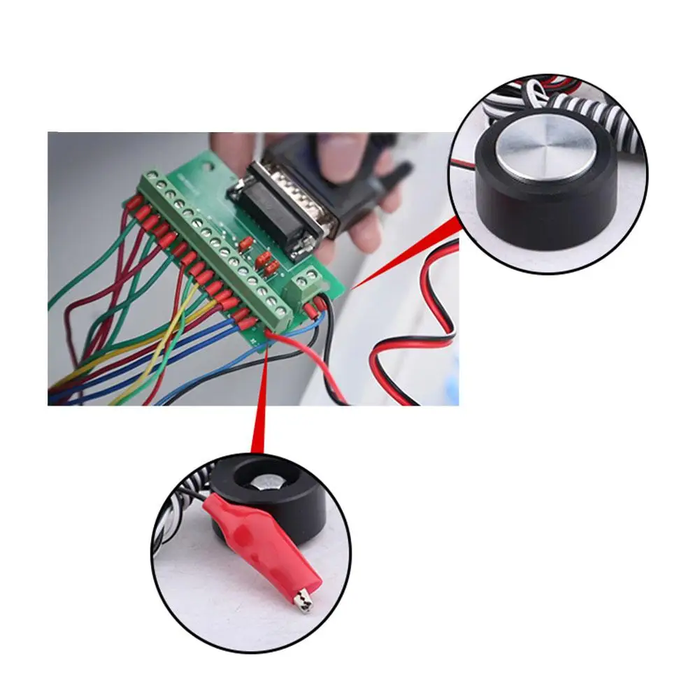 CNC Z Axis Router Mill Touch Plate CNC Machine Knife Setting Tool Accessory For Engraving Machines With Alligator Clips