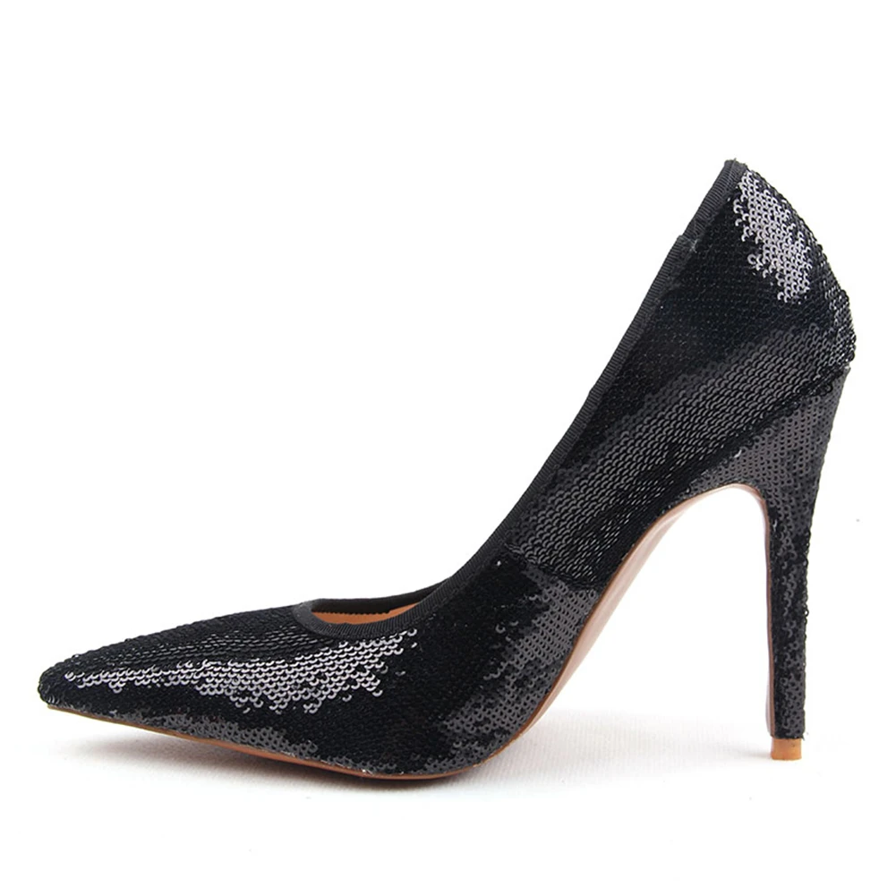 Luxury Party Wedding Pumps Woman Shoes Pointed Toe Slip On Sexy Super High Heels Shoes Woman Pumps thin heeled Footwear