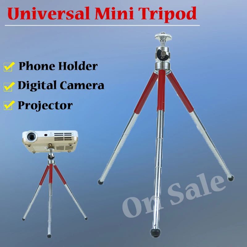 New Mini Camera Tripod Lightweight Flexible Table Portable Tripod length 13 27cm Max Load 1kg with