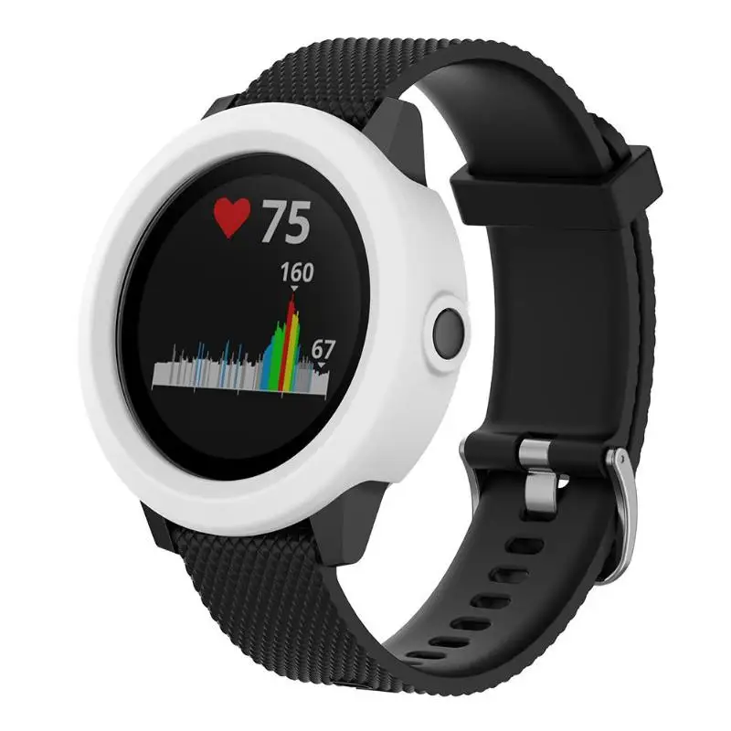 Мягкий силиконовый резиновый чехол защитный для Garmin Vivoactive 3 часов Vivoactive3