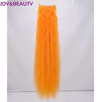 #18 JOY& BEAUTY, 60 см, длинные кудрявые волосы, конский хвост, шиньоны, шнурок, конские хвосты, синтетические волосы для наращивания, шиньоны, Peruca - Цвет: #18