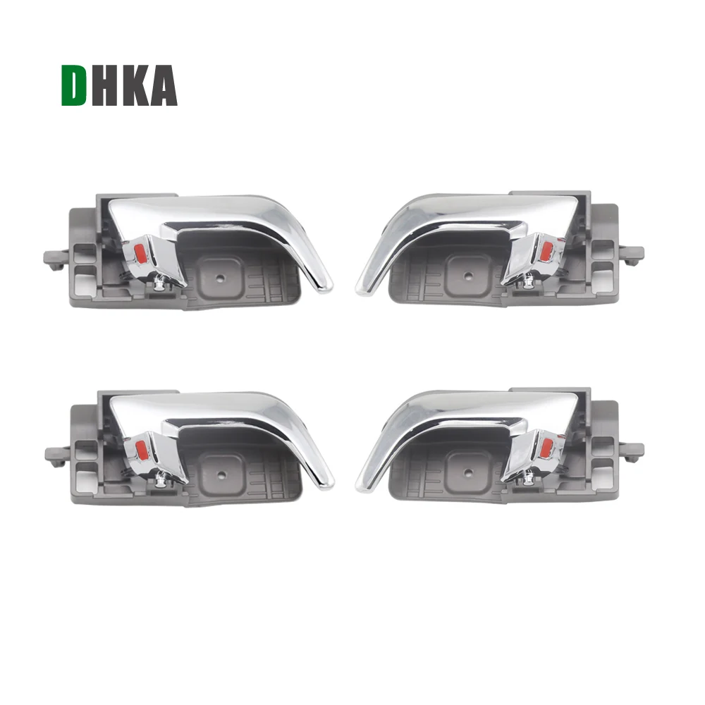 

DHKA INSIDE INTERIOR 4PCS ONE SET DOOR HANDLE FOR GEELY EC7 CHROME PLASTIC TYPE