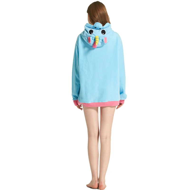 New Novelty Women Hoodies Fashion Cartoon unicorn Sweatshirts Tracksuits Women gardigan hoodies Girl Winter cute Hooded Jacket 4