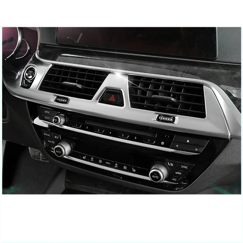

lsrtw2017 carbon fiber car dashboard air conditioner vent trims for bmw 5 series g30 g31 525 520 530 528 540 535 2018 2019
