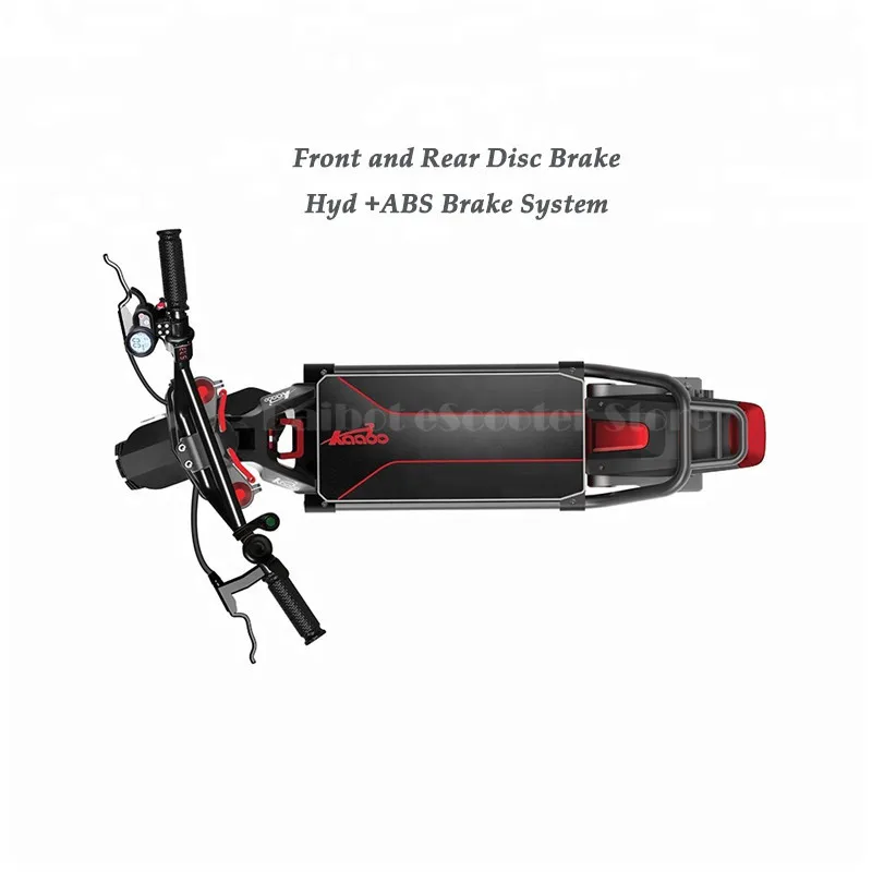 Daibot Electric Scooter 2400w 2 Wheels Electric Scooters Dual Drive 11 inch 60V Foldable Electric Offroad Skateboard For Adults  (10)