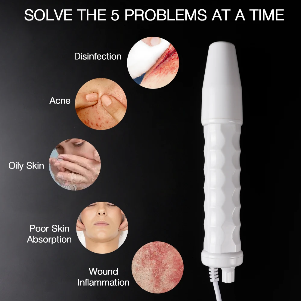 Tubo de Vidro Cuidados com a Pele Alta Frequência Eletrodo Eletroterapia Dispositivo Beleza Facial Acne Manchas Rugas Removedor Spa Salão Casa 15 Home & Garden