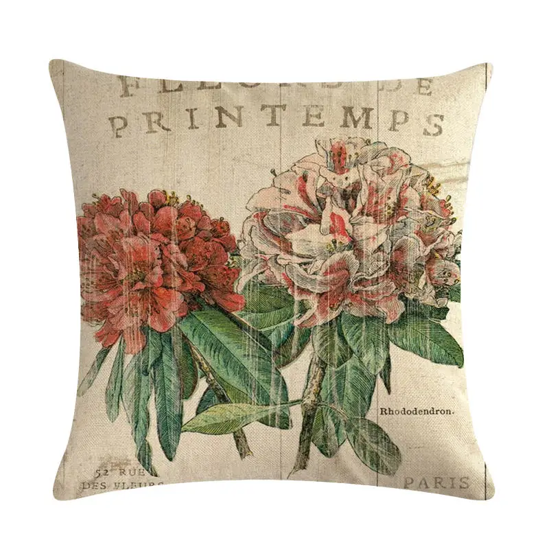 45cm*45cm An Antique Rose pattern linen/cotton throw pillow covers couch cushion cover home decorative pillows 45cm*45cm An Antique Rose pattern linen/cotton throw pillow covers couch cushion cover home decorative pillows