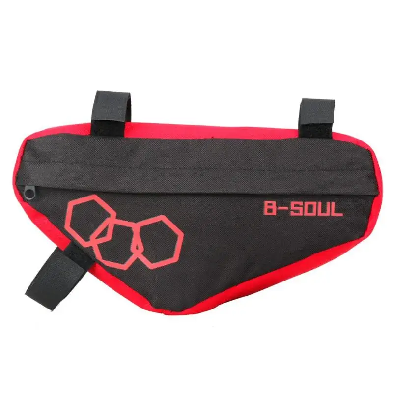 Clearance Polyester Front Tube Bicycle Triangle Bags Waterproof Bike Frame Bag Phone Saddle Strap-On Pouch Bicycle Accessories 27
