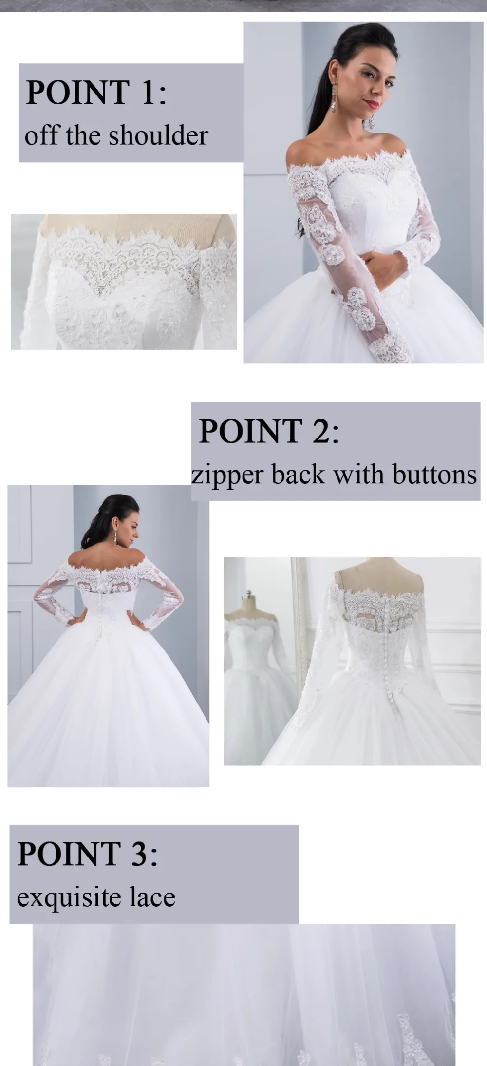 Long sleeved strapless