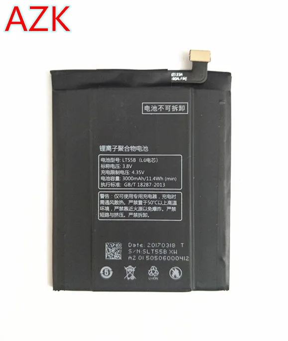 AZK Новый 3 8 V 3000mAh Встроенный аккумулятор для Letv LT55B Le1 Le 1 X600 one X660 батарея