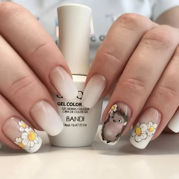 

1 sheet 3D Nail Sticker Hedgehog Giraffe Ladybug DIY Sticker Decals Tips Manicure Charm Design Adhesive Tips Art For Nail 2019