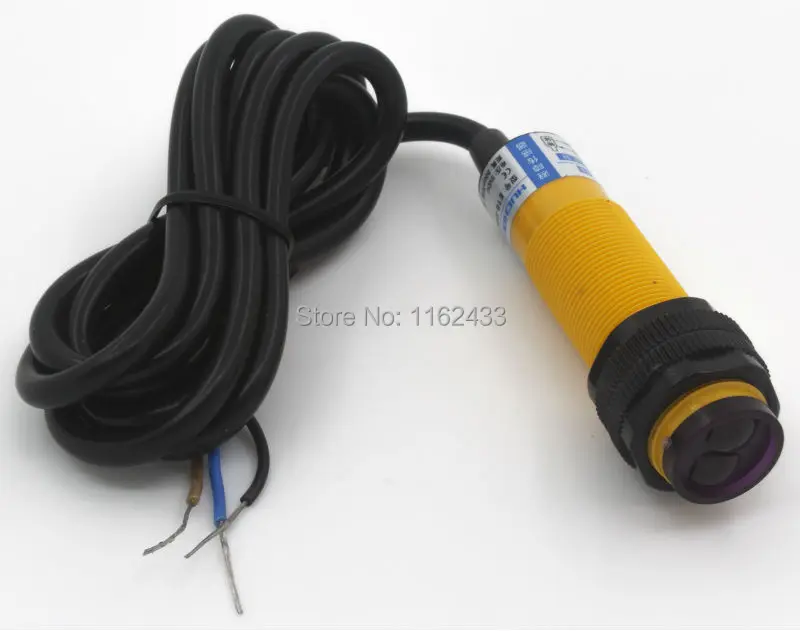 

M18x1x70 3-80cm sensing 5V E18-D80NK diffuse reflective cylinder amplifier photoelectric sensor switch