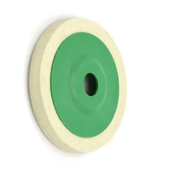 

2pcs 5Inch 125mm Wool Felt Wheels Pad Buffing Polishing Disc Angle Grinder Tools