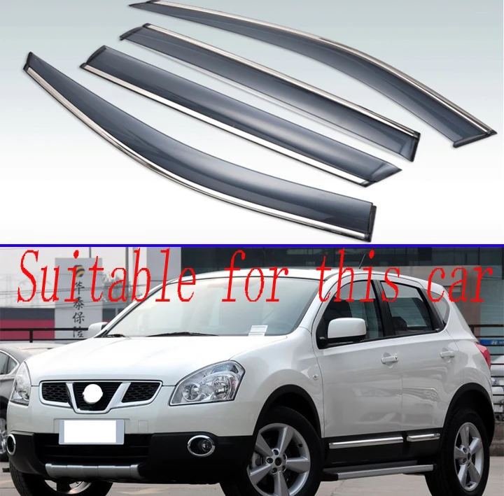 Для Nissan Qashqai первого поколения (J10) 2006 2013 пластиковый внешний козырек