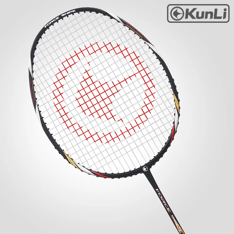

original KUNLI official badminton racket 4U 79g FORCE SNIPE 79 full carbon Ultra light attack racket professional feather racket