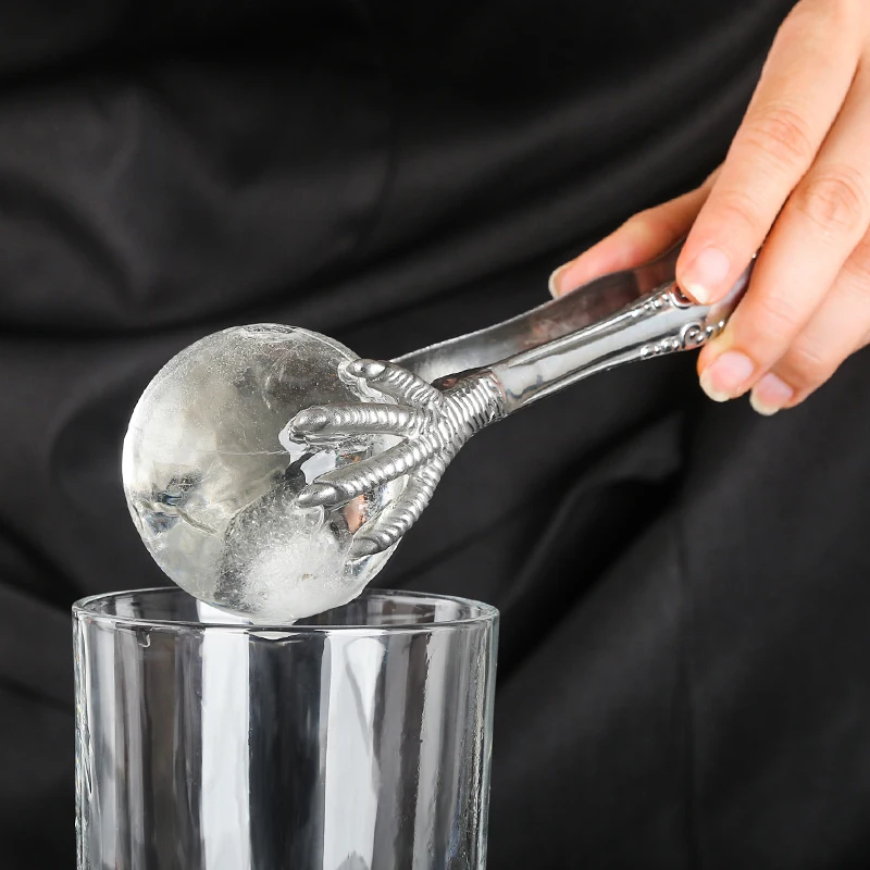 Stainless Steel Claw-Style Ice Tongs Talon Tongs, 20cm Overall Length