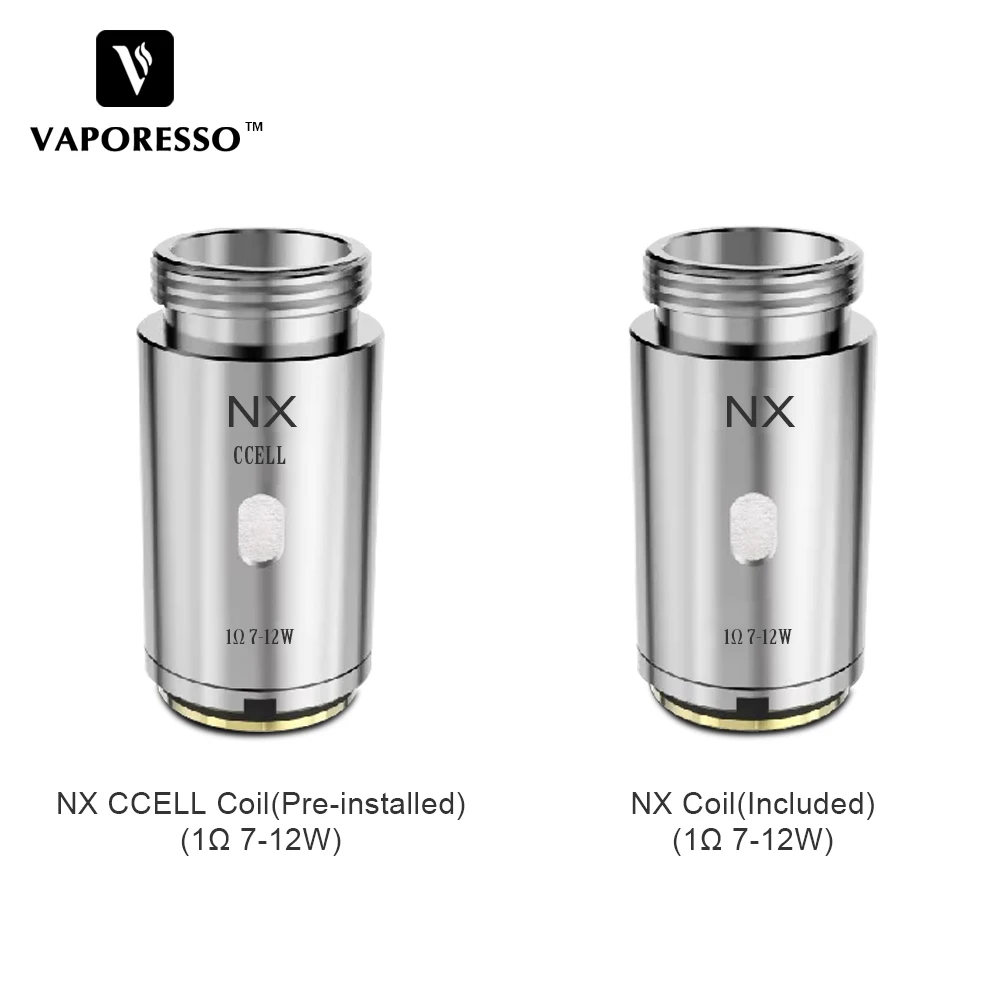 

5pcs/Pack Original Vaporesso NX CCELL Coil NX Cotton Coil 1.0ohm Electronic Cigarette Replacement Coil for Nexus Vape Kit