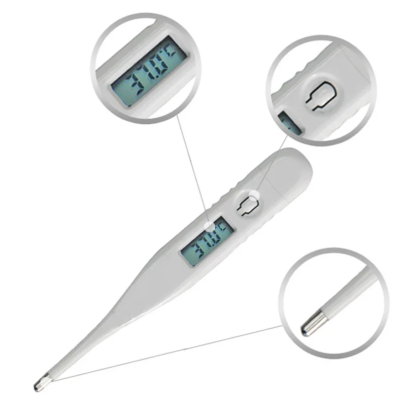 Electronic Digital Measuring Tool of Kid Baby Infant mouth of baby care adult body temperature LCD Baby Health Care Thermometer7