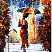 21181 элегантные женские на лестницах-краски комплекты номеров для взрослых DIY