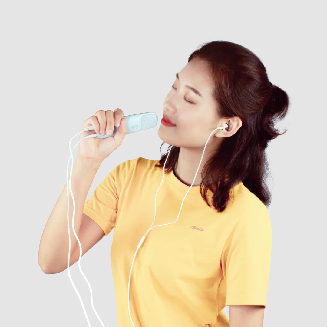 Xiaomi ультра-тонкий мини микрофон умный маленький бытовой рисовый микрофон с 3,5 м аудио кабель караоке микрофон 2 цвета