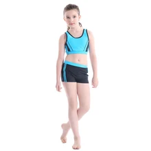 Г. Лидер продаж, летняя пляжная одежда в спортивном стиле для детей, купальный костюм с аппликацией два цвета, дизайн для милых девочек