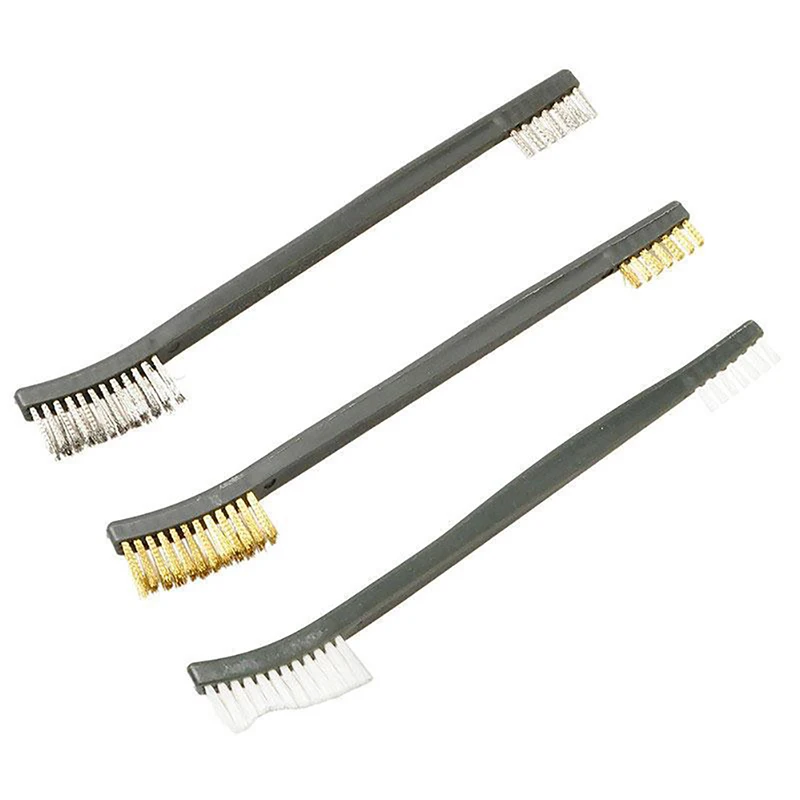 

Airsoft 3pcs/Set Wire Brush Cleaning Kit For Hand Gun Hunting Tactical Shortgun Rifle Cleaning Tool Brush Set Outdoor