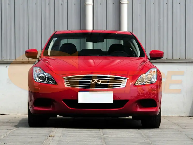 Для INFINITI G37 COUPE Q60 ксеноновый головной светильник 2008- smd комплект светодиодов «глаза ангела» Дневной светильник отличное Ультра яркое освещение DRL