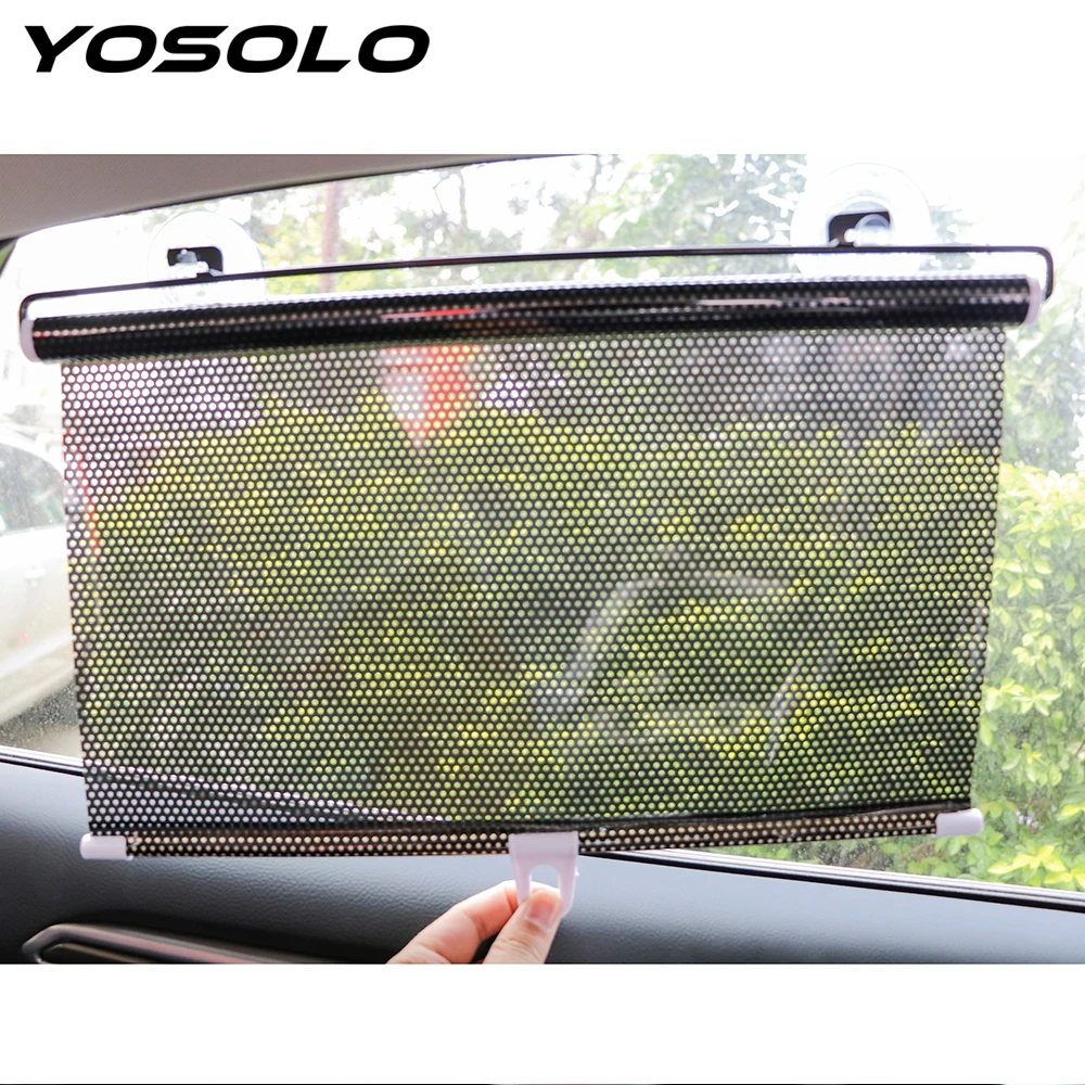 YOSOLO Car Curtain Black 40 x 60CM Car Styling Interior Accessories Car