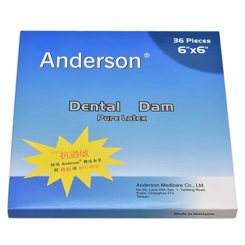 1 Box High Quality Pure Latex Rubber Dam Dental Dam Antiallergy Dental
