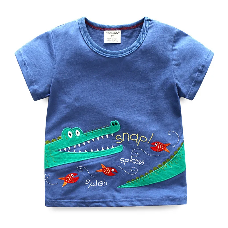 2017 Kids Boys Summer T-Shirts Clothes Baby Cotton T-Shirts Roupas Infantis Menino Short Sleeve Camiseta Vetement Enfant Garcon17