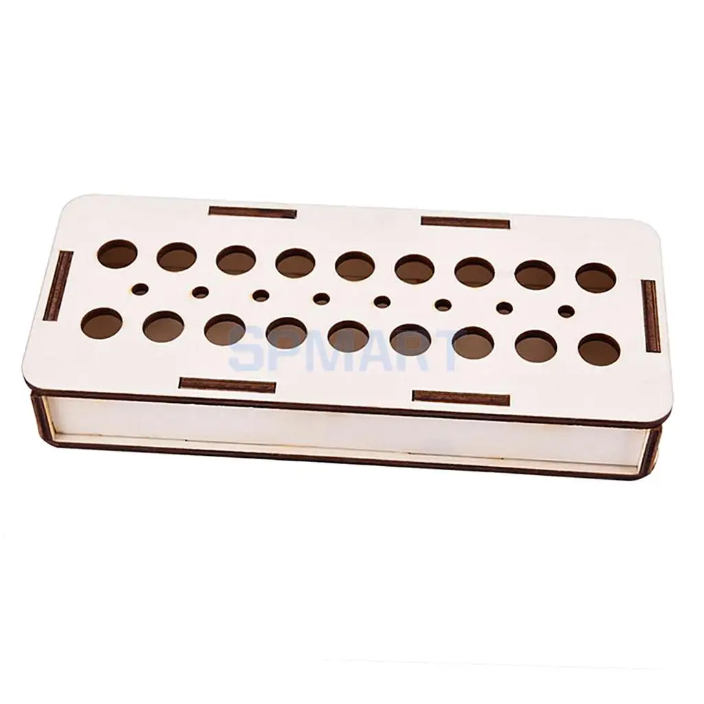 DIY Basewood Portable Action Figure Model Building Kit Tool Storage Rack Shelf for Gundam