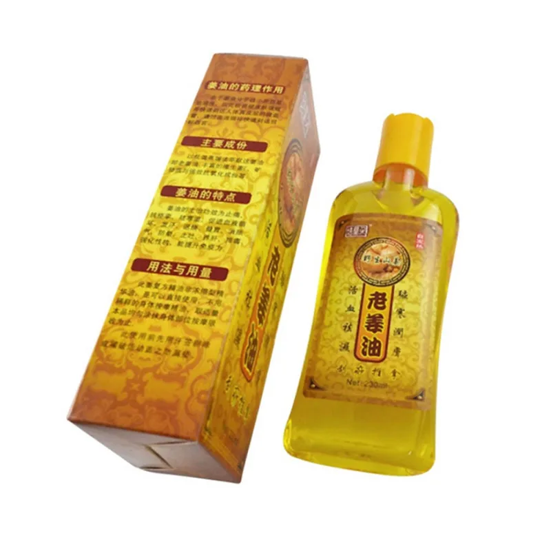 

2019 Hot Spicy Ginger Oil Body Scrapping Chinese Traditions Tuina Cupping Oil Massage Tools Wild Ginger Oil