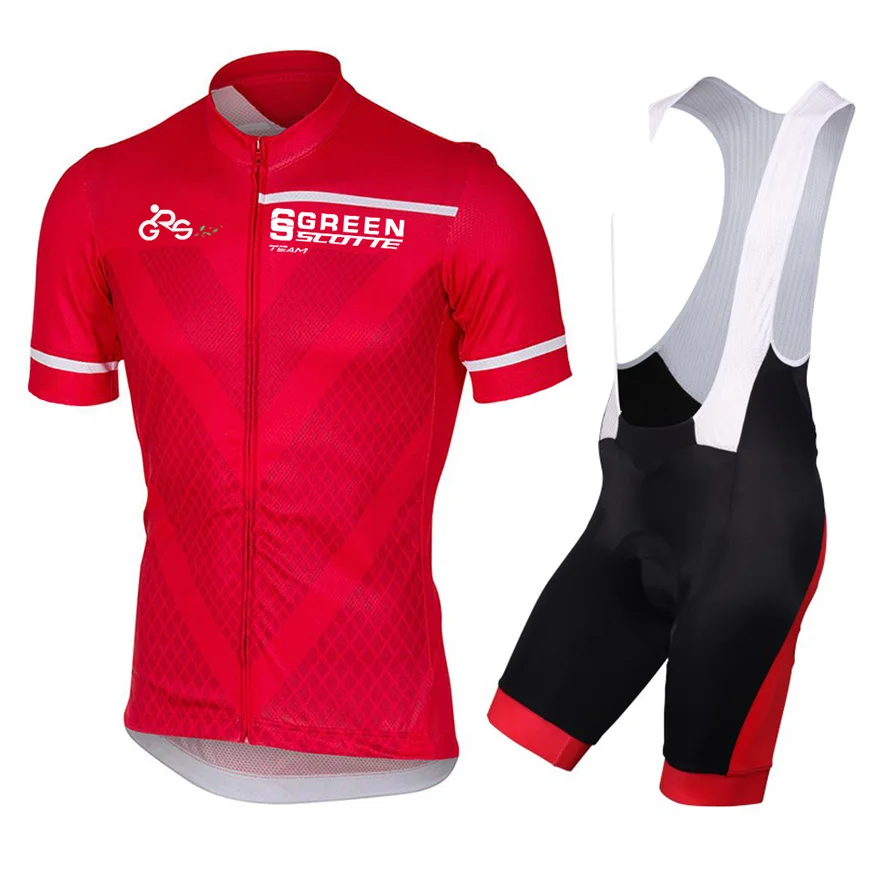 

Team Bycicle Clothes For Man Short Sleeve Cycling Jersey Cuissard Velo Homme Pro Gel Pad Set Mountain Cycling Clothing