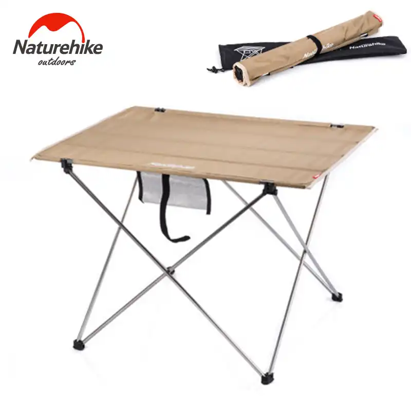 Foldable Camping Picnic Table Portable Compact Folding Roll Up