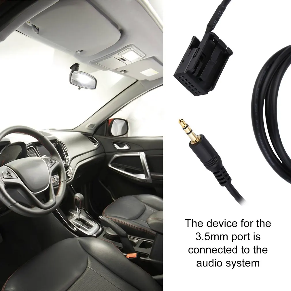 

3.5MM Audio AUX IN Cable Line Adapter For OPEL CD30 MP3 1.5m Length Pug & play - installation Light weight