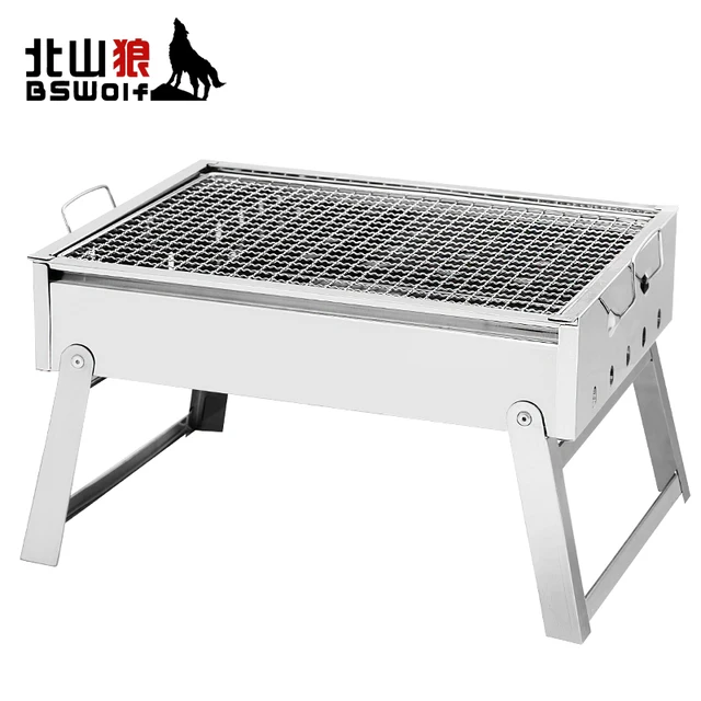 Special Offers BSWolf Outdoor Camping Stove Thickening Stainless Steel Oven Portable Charcoal Folding BBQ Stove 1-4 Persons Picnic Grill Tool Special Offers BSWolf Outdoor Camping Stove Thickening Stainless Steel Oven Portable Charcoal Folding BBQ Stove 1-4 Persons Picnic Grill Tool