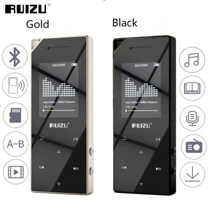 Mp3 плеер RUIZU D05 с поддержкой Bluetooth 16 ГБ 1 8 дюйма|MP3-плееры| |