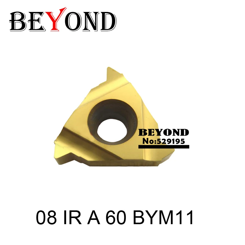 

06 IR A 60 BYM11, индексируемый карбид вольфрама резьбы Токарные Вставки для резьбовой токарный держатель, костюм Snr0008k08 или Snr0007k08