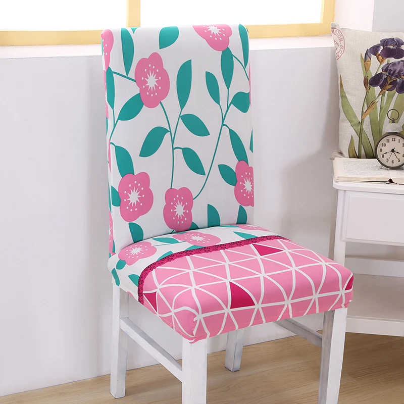 Buy Modern Stretch Chair Covers Floral Print Chair Slipcover Anti dirty