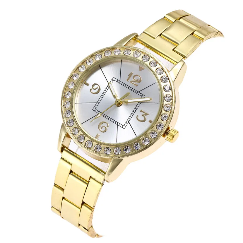 Повседневные женские часы с браслетом женские модные часы из нержавеющей стали аналоговые кварцевые круглые наручные часы relogio feminino