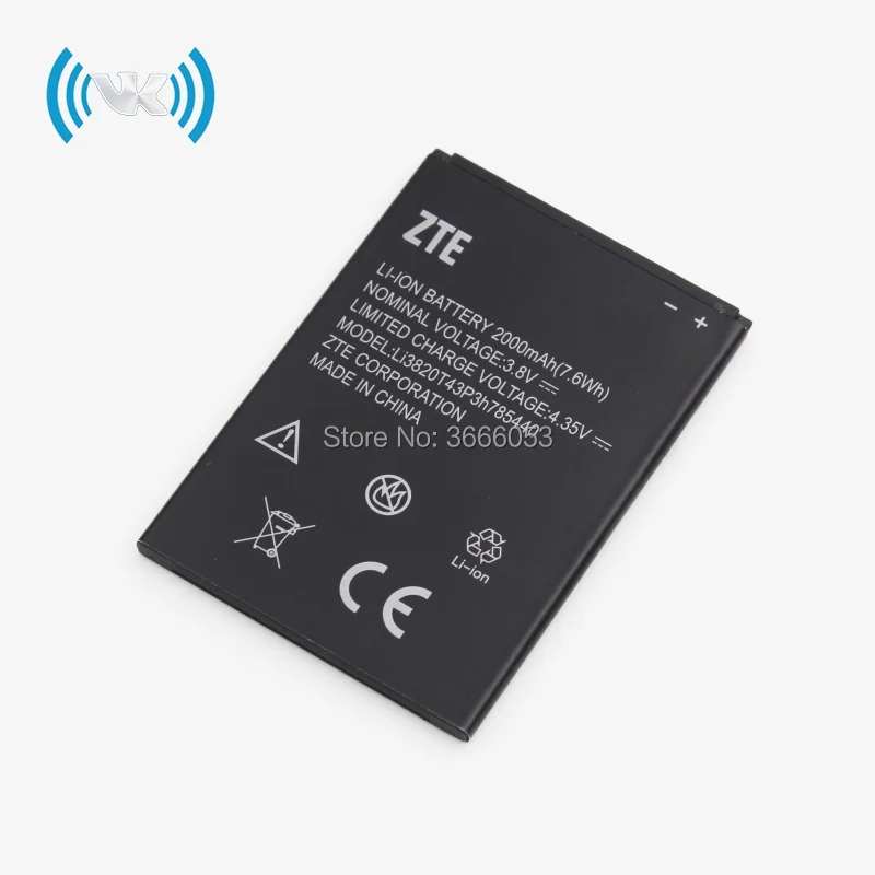 Аккумулятор VK 2000 мА/ч/7 6 Вт/ч 3 8 В Li3820T43P3h785440 для ZTE Blade L370 L2 L 2 Plus литий ионный