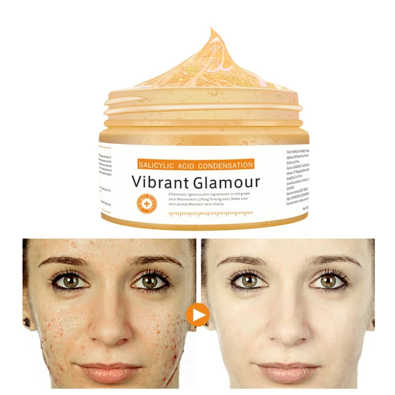 

100ml Salicylic Acid Condensation Face Mask Skin Care Remove Acne Treatment Oil Control Pigmentation Corrector Cream