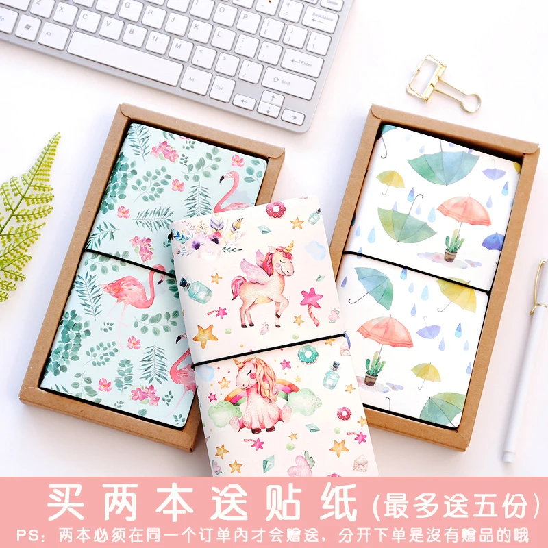 

Alice PU Travel Notebook Strap Notepad A6 Notebook Stationery 1PCS