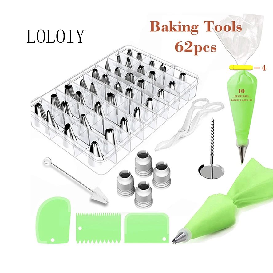 Aliexpress Buy 62Pcs Set Cake Decorating Supplies